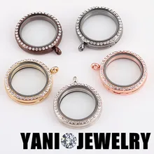 10 шт./лот смесь цветов 30 мм круглый магнит фото на память Магнитная Стекло гостиная с плавающей медальон с Стразы