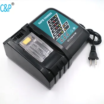 

C&P Mak ch02 Li-ion rechargeable battery batteries BL1830 BL1840 DC14SA DC18SC DC18RA DC18RD DC18RCT 100-240V 50/60HZ Charger