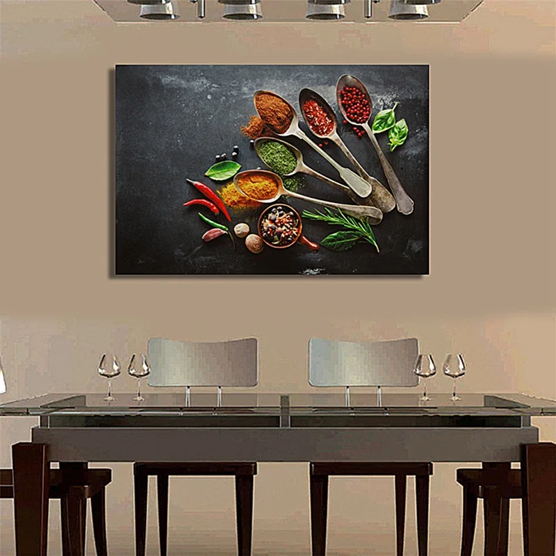 Kitchen-Food-Pattern-Spray-Oil-Painting-Canvas-Print-Art-Poster-Picture-Painting-Home-Kitchen-Flavors-Decor (2)