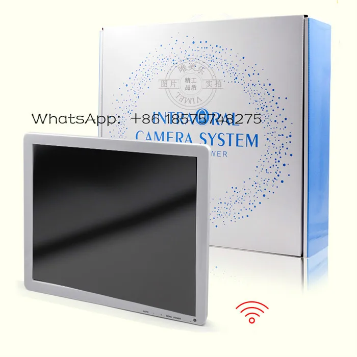 

New HD 17inch high definition endoscope dental intraoral camera monitor one machine with holder 8G USB Disk