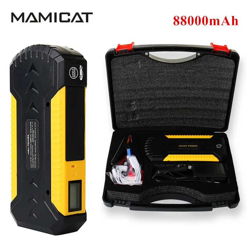 88000mAh Jump Starter For 12V Cars Starting Device USB Lighting Car font b Battery b font