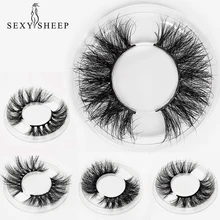 SEXYSHEEP 3D норковые ресницы безжалостные ресницы ручной работы многоразовые натуральные ресницы Популярные Накладные ресницы для макияжа