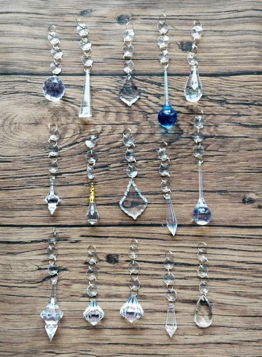 

15pcs/lot, Difference Drops For Each Acrylic Strand, Acrylic Garland, Party Wedding Home Christmas Decoration,Chandelier Parts