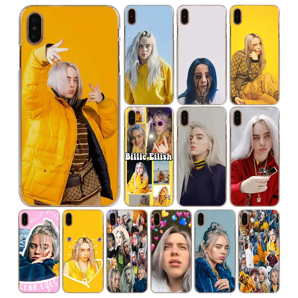 

Billie Eilish Music Singer Phone Cases for Apple iPhone 5 5s 6 6s Plus 7 8 Plus X XS XR XS MAX Hard protector Case cover