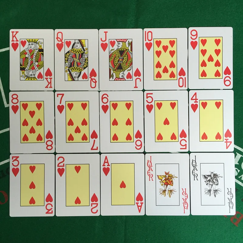 Новое поступление красный и синий 1 шт покер баккара Техасский Холдем водонепроницаемый глазурь пластиковые игральные карты 2,48*3,46 дюймов Yernea
