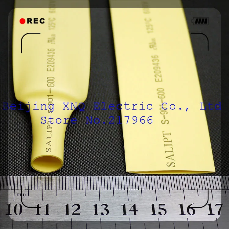

20mm yellow shrink tube heat shrink tubing heat shrinkable tube insulation ROHS UL certified environmental,Free shipping