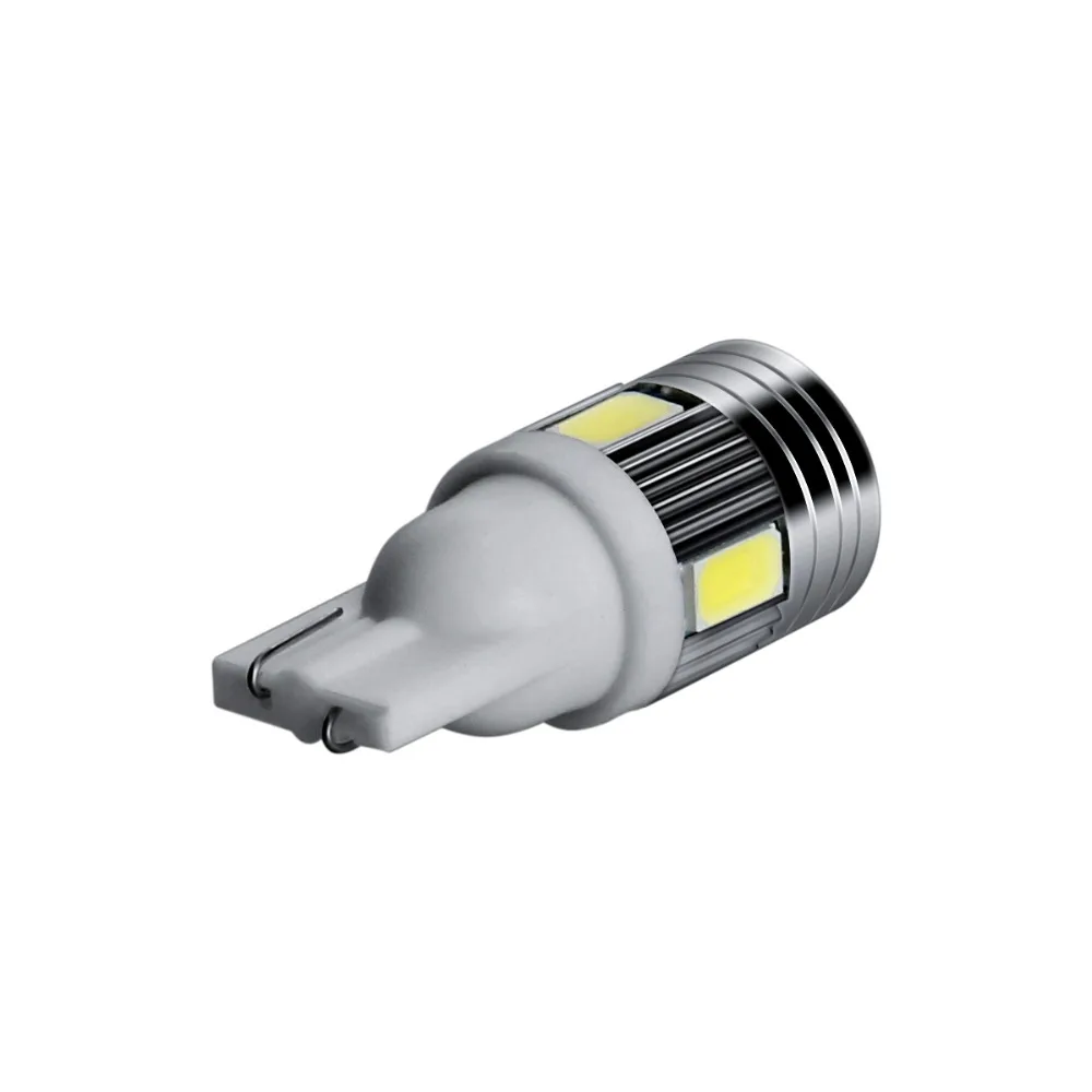 2 шт. автомобильный Стайлинг T10 W5W 168 194 6SMD светодиодный клиновидный боковой