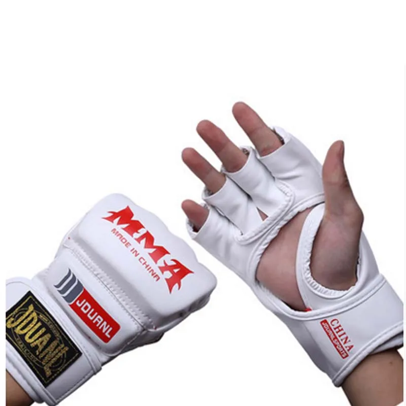 Перчатки для бокса с полупальцами мужские перчатки боев бокса|boxing equipment|gants de boxe