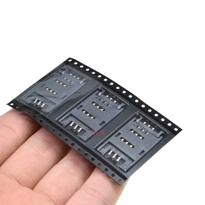 

5PCS SIM Card holder 6P SMT SMD 6 PIN Card Socket / 6pin Slot / Seats/ Holder connector for phone
