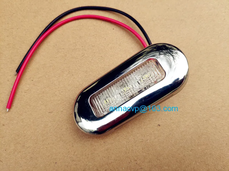 LED Boat Marine Yacht Camper RV Stainless Steel Courtesy Light (5)