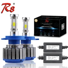 Z4 Série R8 Auto de Boa Qualidade LED Auto Farol Kits de Conversão H4 H13 9004 9007 Hi/Lo Lâmpadas 40 w 4000LM Super Bright 6500 K