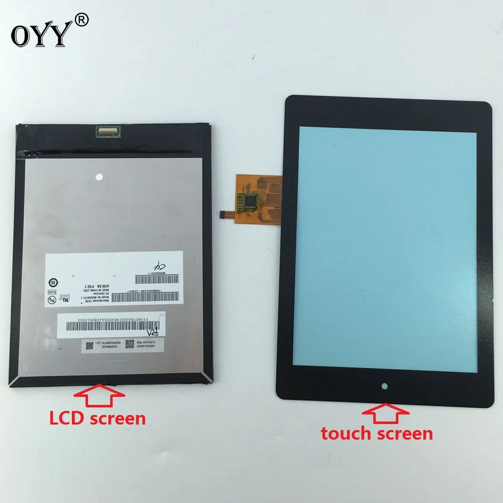 B080XAT01.1 ЖК-дисплей сенсорный экран матрица дигитайзер планшет сборка 7,9 ''для acer iconia tab A1-810 A1 810 A1-811 A1 811