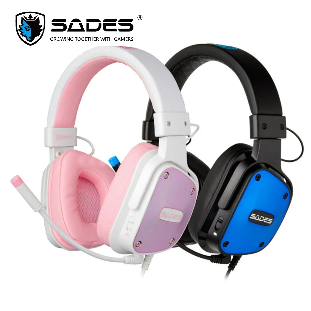 Игровые наушники SADES Dpower 3 5 мм головная повязка многоплатформенная гарнитура для