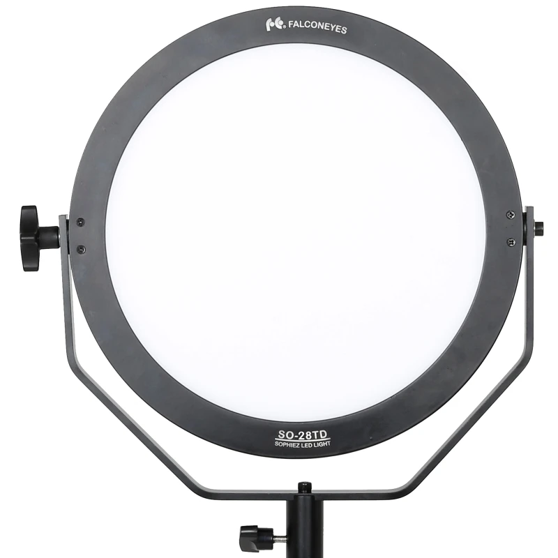 Falcon-Eyes-SO-28TD-kit-set-video-light-28W-led-panel-lamp-round-soft-Studio-Light