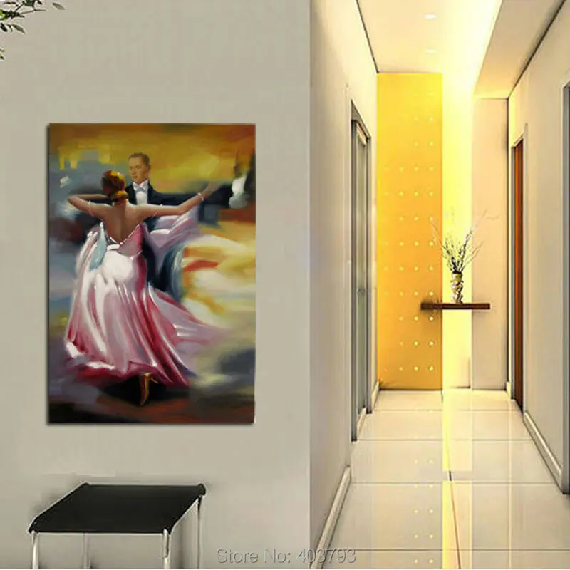 

Fiery Dance Handcraft Portrait Oil Painting on Canvas Art Wall Decor modern abstract decorative pictures home decor