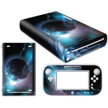 

free drop shipping New style ! Clear Protect Skin sticker Cover for NINTENDO Wii U Gamepad