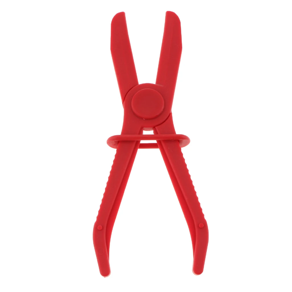 3Pcs Flexible Hose Clamps Kit Hands Free Line Brake Fuel Water Line Pipe Clamp Pliers 0-60mm for Brake Radiator