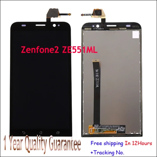 

Original LCD Display Digitizer for ASUS Zenfone 2 ZE551ML 5.5'' Touch Screen Assembly Replacement Parts 100% Tested Before Ship