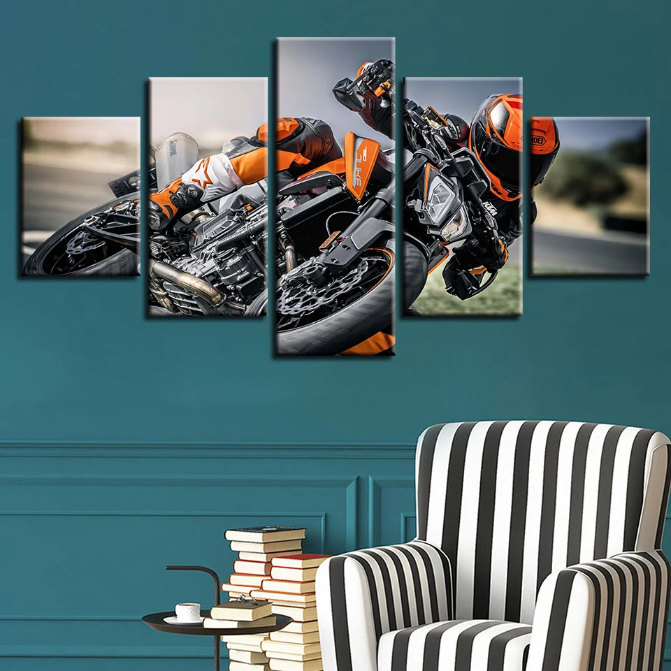 Buy Fashion Modular Canvas Home Decor Paintings Racing