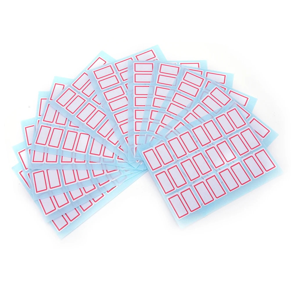 Note  Labels White Label Blank Self Adhesive Name Number Tags Price Stickers