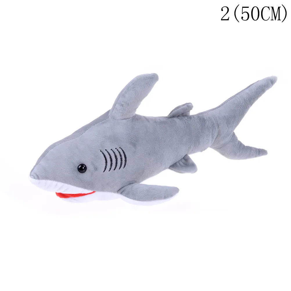 Soft 45cm Giant Shark Plush Shark Whale Stuffed Fish Ocean Animals Kawaii Doll Toys For Children Kids Cartoon Toy Baby's Gift Soft 45cm Giant Shark Plush Shark Whale Stuffed Fish Ocean Animals Kawaii Doll Toys For Children Kids Cartoon Toy Baby's Gift