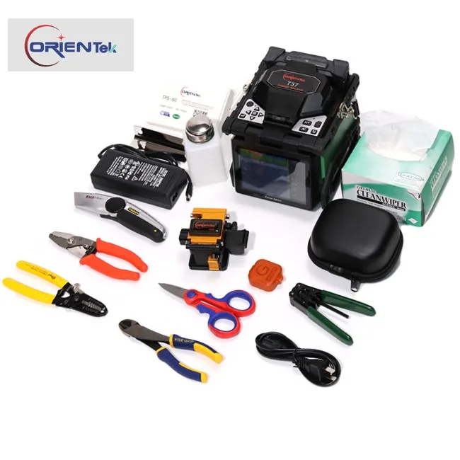 Horientek T37 Fusion Splicer сварочный аппарат для SM/мм/DS/NZDS/BIF & UBIF оптического волокна|splicing