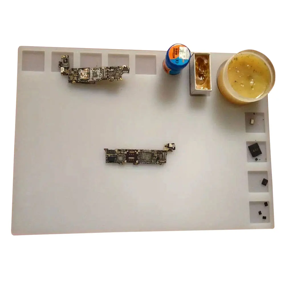 Heat Insulation Multiple Use Silicone Repairing Pad for Phones Tablets Other Devicesin