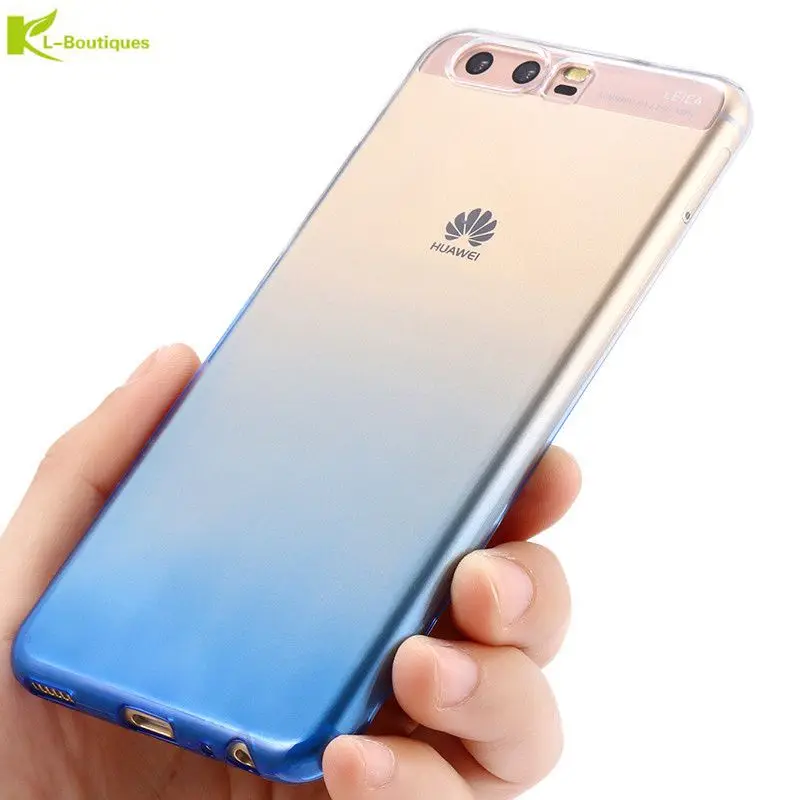 

Ultra-thin Gradient Case For Huawei P10 Plus P8 P9 Lite Mini P20 Honor 4A 5A 5C 5X 9 Y6 II Y5 2017 Clear Soft Silicon Cover