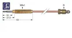 SIT термоэлемент Lange мм 1000 мм мех гассанд, Gasbackofen