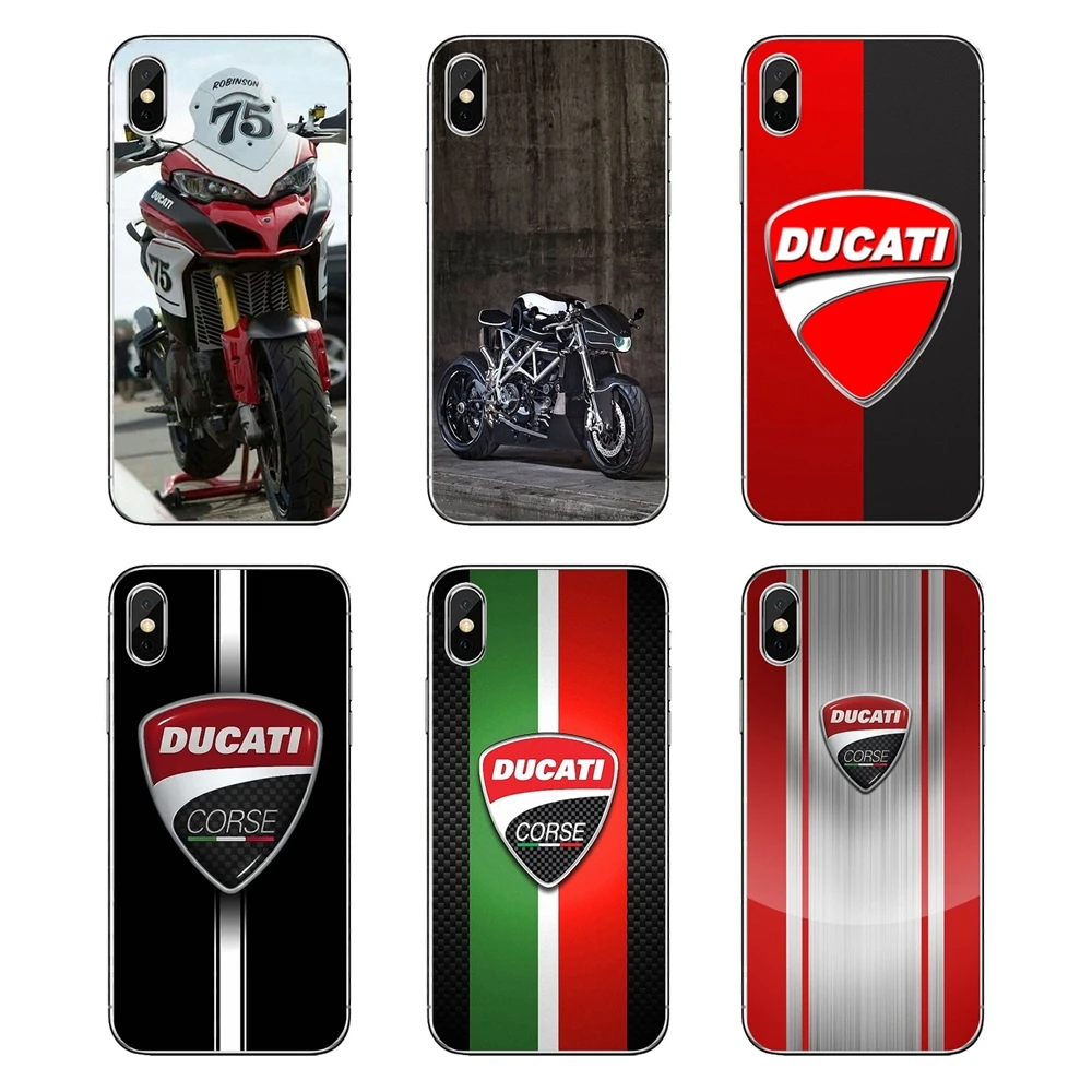 

For Nokia 2 3 5 6 8 9 230 3310 2.1 3.1 5.1 7 Plus Soft Transparent Shell Covers DRACO DUCATI Ventare Motorcycle Moto Logo Art