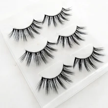 Hbzgtlad Сексуальная ручной 3D норки Красота Толстые Длинные Накладные ресницы норки Поддельные ресницы ресниц Высокое качество 09