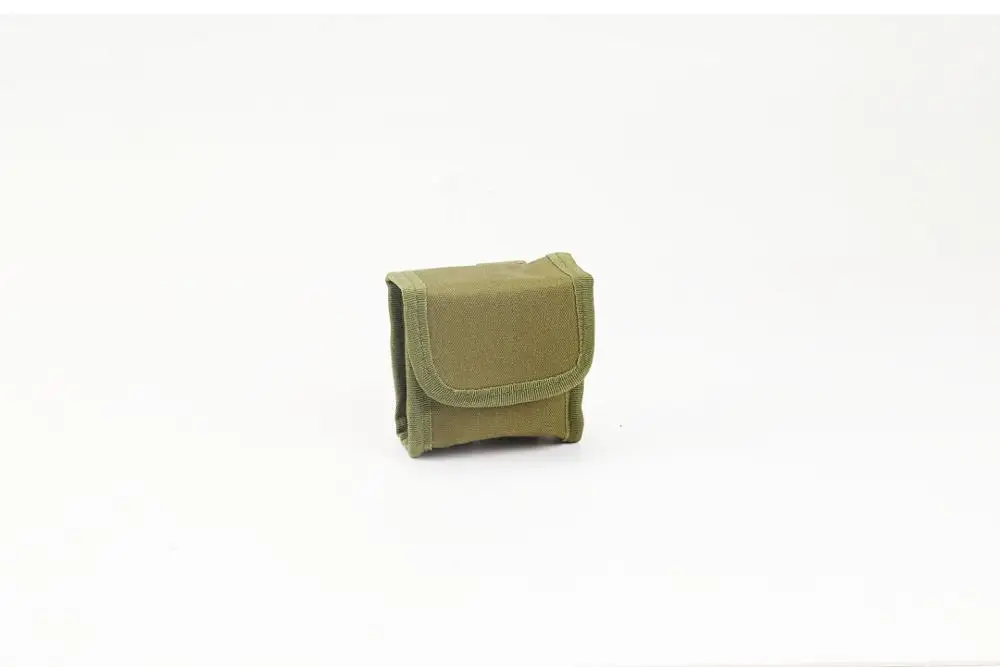 Тактический Molle Pouch 6 Round Shot gun Shotshell Reload Holder Mag Bag 12 Калибр/20 г журнал патронная сумка для боеприпасов круглый патронный держатель - Цвет: OD