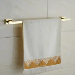 Современный простой чистый Chrome/золото одного Штанги для полотенец Высокое качество Туалет Аппаратные средства код Полотенца держатель