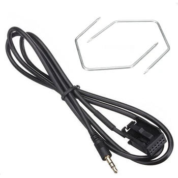 

Car 3.5mm AUX In Input Adapter Cable 3.5 Jack Universal Aux Lead Cord + Disassembly Tools For Vauxhall iPhone MP3 CD30