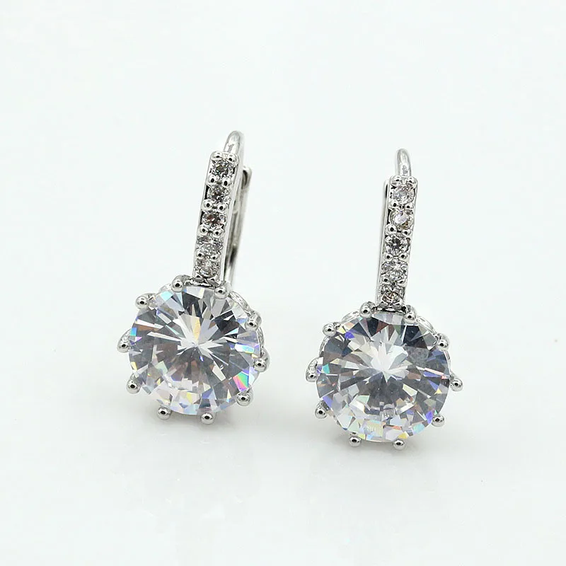 Trendy Silver Plate Earrings-Silver-3