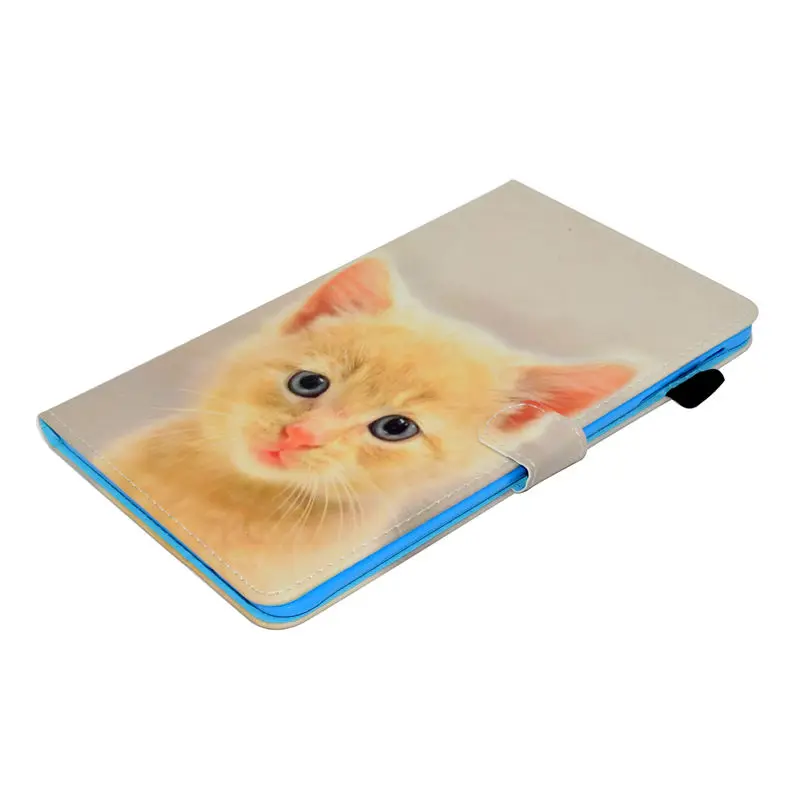 Чехол для планшета для samsung Galaxy Tab E T560 SM-T560 T561, 9,6 дюймов, умный чехол с мультяшными животными, чехол с подставкой, кожаный чехол