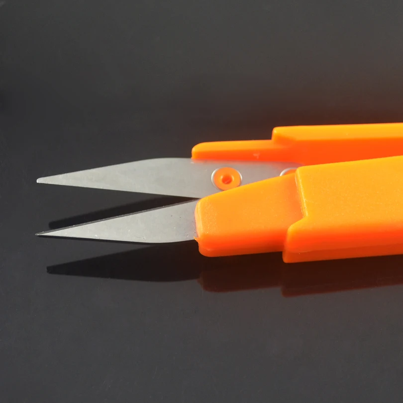 1 шт. u-образные ножницы для вышивки крестом DIY переносная крышка безопасная пластиковая ручка ножницы для пряжи вышивка портные швейные принадлежности