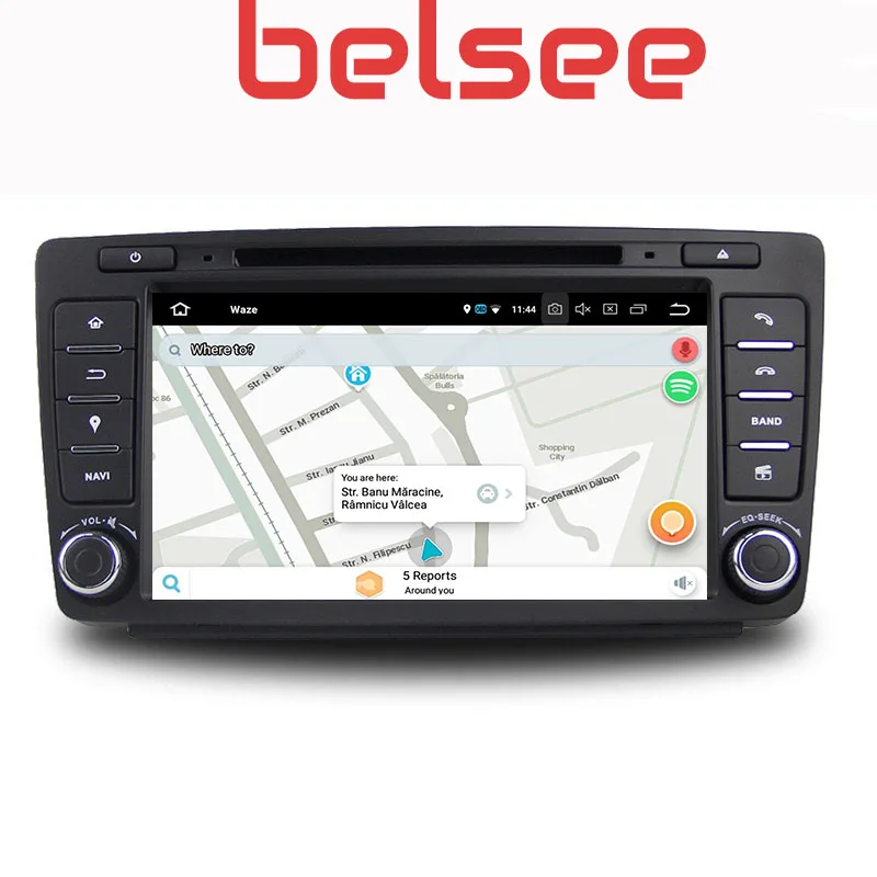 Belsee для Skoda Octavia 2007 2008 2009 2011 2012 Android 9,0 головное устройство DVD плеер gps навигация Авторадио сенсорный экран радио