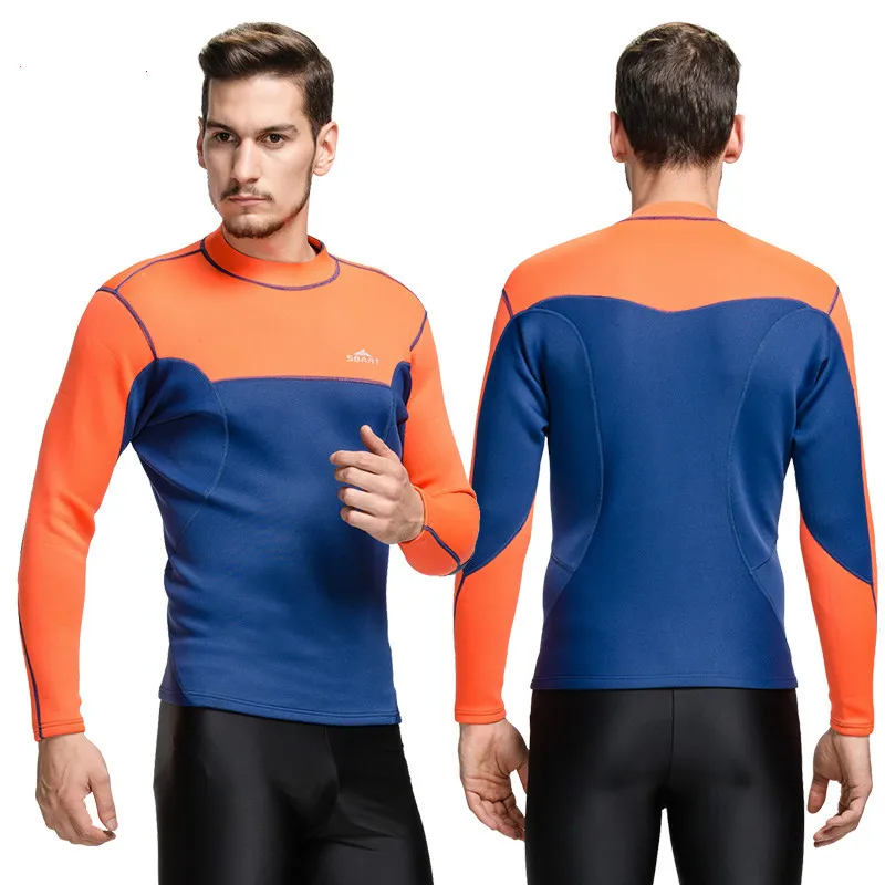 Buy SBART Men Long Sleeve 2MM Neoprene Wetsuit Tops