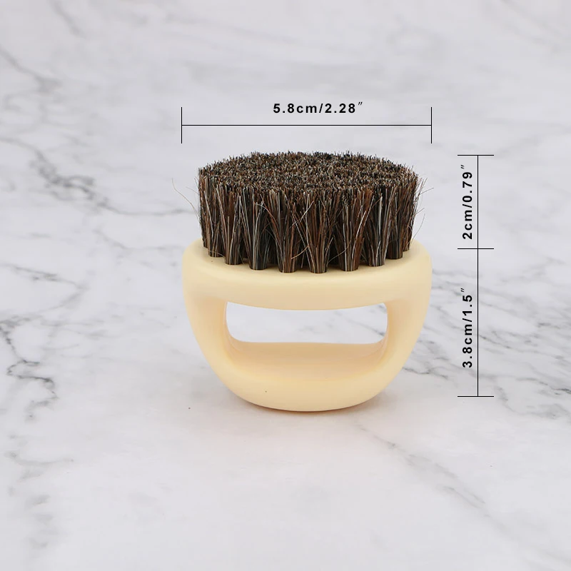 HAWARD RAZOR Men s Beard Brush Barber Salon Shaving Tools 1 Piece Horse Bristle Brush 2