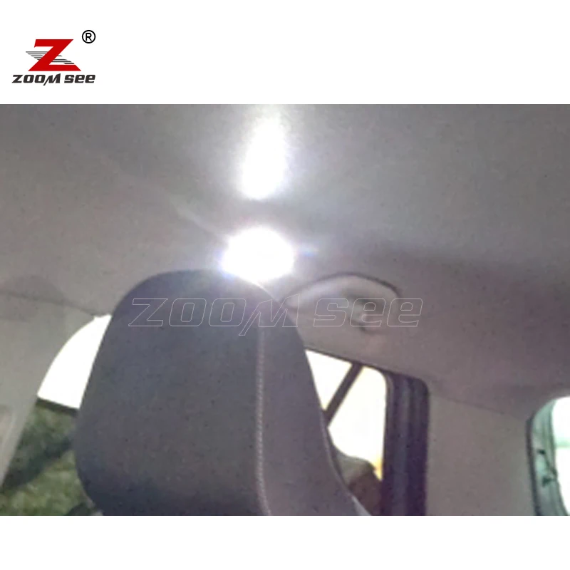 ZOOMSEEZ 11 шт. лампа для номерного знака+ декодер светодиодный купольный светильник для Skoda Fabia 3 MK3 MK III хэтчбек