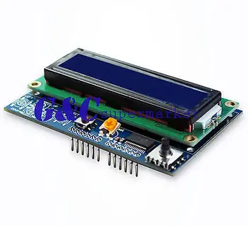 

NEW design I2C 1602 LCD Shield Blue LCD 2 PINS