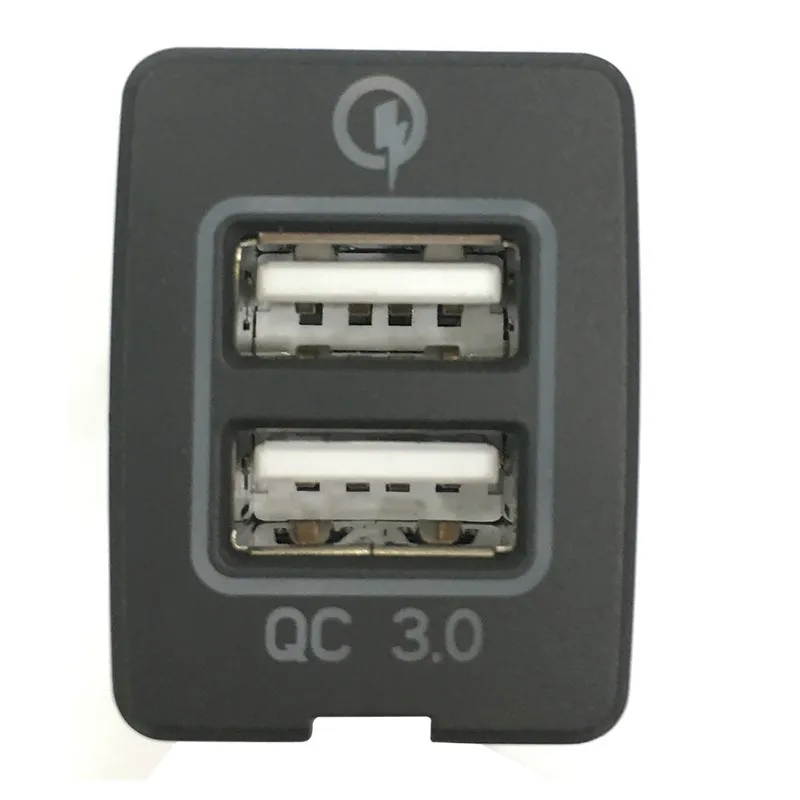 ACCNIC автомобильное зарядное устройство с двумя USB портами адаптер питания для Nissan