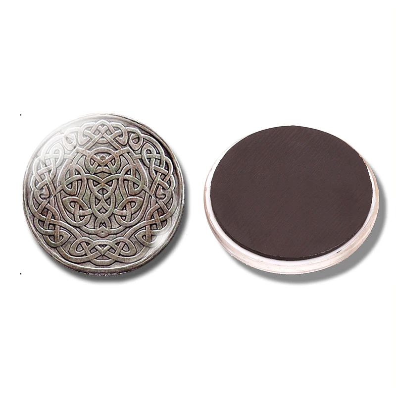 

Celtics Knot 30MM Fridge Magnet Viking Rune Exclusive Design Glass Dome Magnetic Refrigerator Stickers Note Holder Home Decor