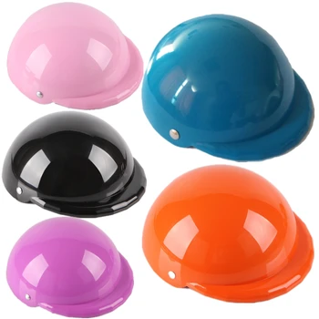

New Dog Helmets for Motorcycles with Sunglasses Cool ABS Fashion Pet Dog Hat Helmet Plastic Pet Protect Ridding Cap