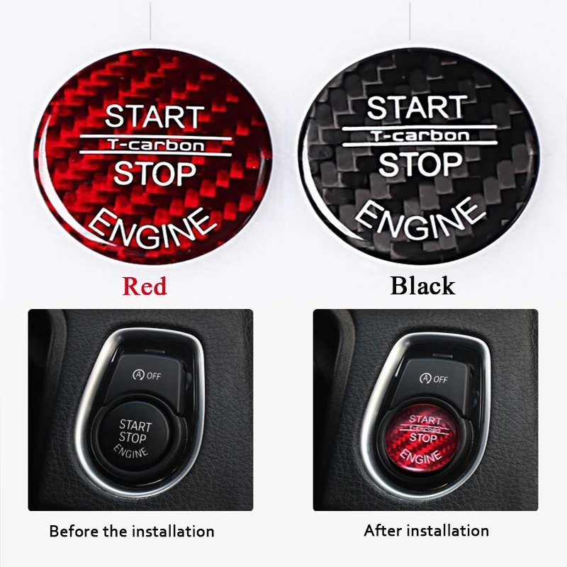 

For BMW one button start ignition decorative cover F25 E701 3 series button protective cover paste accessories protective shell