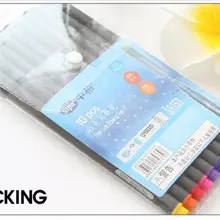 Sipa 10 Цвета Fineliner эскиз Маркеры Набор для школьника живопись Manga маркер канцелярские записи эскиз товары для рукоделия