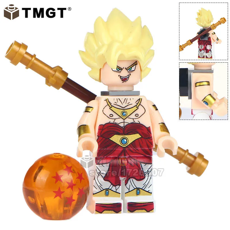 

TMGT Single Sale Super Heroes Dragon Ball Z s Son Gohan SS Future Trunks Android 18 Building Blocks Children Gift Toys