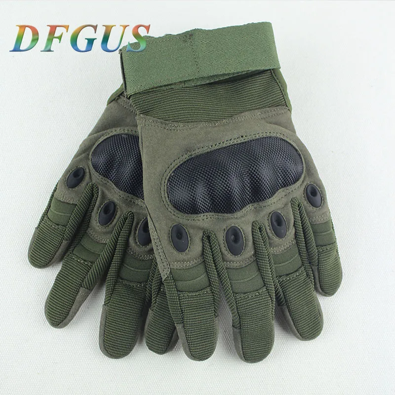 

2018 Tactical Gloves without Fingerless Military Fighting Combat Mittens Outdoor Carbon Fiber Shell Men Army Gloves