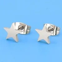 Oly2u Cute Black Stainless Steel Earrings Women Earrings Fashion Jewelry Christmas Gifts Female Studs Earring boucle d'oreille(China)